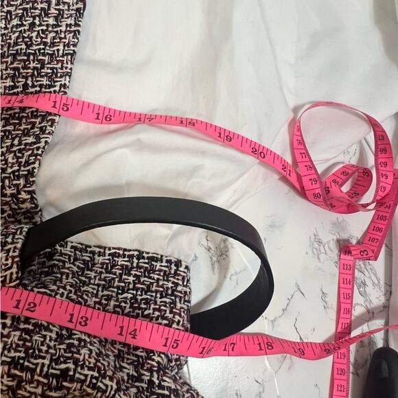 NWT Zara Combination Pinafore Belted Tweed Dress XL - Picture 6 of 10